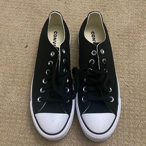 Black Platform Converse
